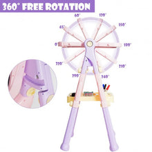 Load image into Gallery viewer, Kids Height Adjustable Double Side Magnetic Art Easel-Purple
