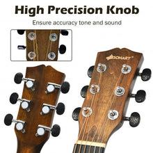 Load image into Gallery viewer, 40" Full Size Cutaway Acoustic Guitar Starter Guitarra Bundle Kit -Coffee
