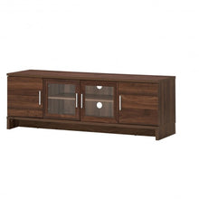 Load image into Gallery viewer, 70" Media Entertainment TV Stand with Storage Cabinet-Walnut

