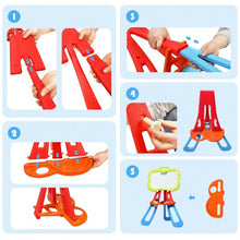 Load image into Gallery viewer, 4 in 1 Double Sided Magnetic Kids Art Easel-Blue
