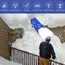 Load image into Gallery viewer, 21 ft Lightweight Roof Snow Rake Removal Tool  w/Adjustable Telescoping Handle
