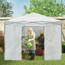 Load image into Gallery viewer, Greenhouse Outdoor Mini Walk-in Plant Portable Garden Greenhouse-White
