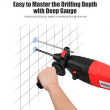 Load image into Gallery viewer, 1/2" Electric Rotary Hammer Drill with Bits &amp; Case
