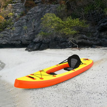 Load image into Gallery viewer, 10.8'  Inflatable Kayak Set K1 1-Person Sit-On-Top Kayak with Oars-Yellow
