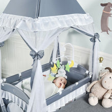 Load image into Gallery viewer, Portable Baby Playpen Crib Cradle with Carring Bag-Gray
