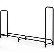 Load image into Gallery viewer, 8 Feet Outdoor Steel Firewood Log Rack
