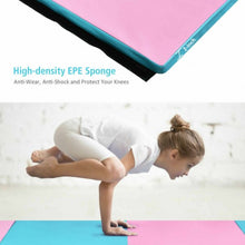 Load image into Gallery viewer, 4' x 10' x 2" Folding Gymnastics Tumbling Gym Mat-Blue
