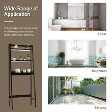 Load image into Gallery viewer, 3-Shelf Over-The-Toilet Storage Organizer Rack-Brown
