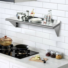Load image into Gallery viewer, 12" � 36" Stainless Steel NSF Commercial Wall Mount Shelf - Kitchen &amp; Restaurant
