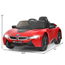 Load image into Gallery viewer, 12V Licensed BMW I8 Kids Ride On Car-Red
