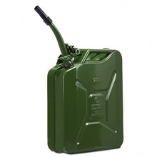 Load image into Gallery viewer, 5 Gallon Steel Gas 20 L Jerry Fuel Can-Green
