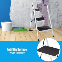 Load image into Gallery viewer, HD 3 Step Ladder Platform Lightweight Folding Stool
