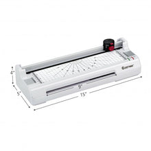 Load image into Gallery viewer, 9" Hot and Cold Paper Trimmer with 25 Pouches and Corner Rounder-White
