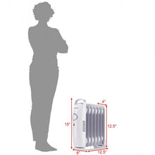 Load image into Gallery viewer, 700 W Heater Portable Electric Oil Filled Radiator
