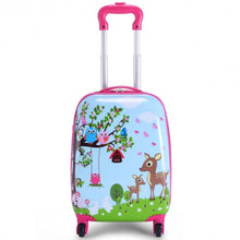 Load image into Gallery viewer, 2 pcs 12" 16" Blue ABS Kids Suitcase Backpack Luggage Set
