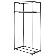 Load image into Gallery viewer, Non-woven Fabric Wardrobe Storage Portable Clothes Closet-Black
