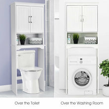 Load image into Gallery viewer, Over Toilet Space Saver Bathroom Organizer with Storage Cabinet
