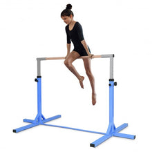 Load image into Gallery viewer, Adjustable Gymnastics Horizontal Bar for Kids-Blue
