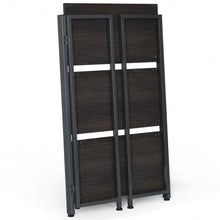 Load image into Gallery viewer, 3-Tier Portable Display Folding Bookshelf Storage Shelf-Silver
