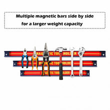 Load image into Gallery viewer, 3 PCS 8" 12" 18" Magnetic Tool Holder Bar Organizer Storage Rack Knife Wrench
