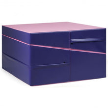 Load image into Gallery viewer, Tumbling Incline Gymnastics Exercise Folding Wedge Ramp Mat-Pink

