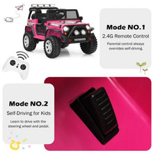 Load image into Gallery viewer, 12V Kids Remote Control Electric  Ride On Truck Car with Lights and Music -Pink
