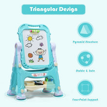 Load image into Gallery viewer, Double Sided Magnetic Drawing Art Easel-Green
