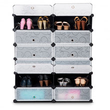 Load image into Gallery viewer, 12 Cubes Portable Shoe Rack
