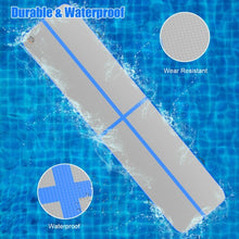 Load image into Gallery viewer, 13' x 3' Inflatable Gymnastic Air Mat with Electric Pump Joinable-Blue
