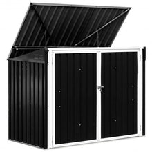 Load image into Gallery viewer, Horizontal Storage Shed 68 Cubic Feet for Garbage Cans
