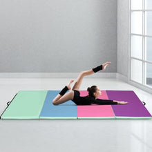 Load image into Gallery viewer, 4' x 10' x 2" Portable Gymnastics Mat Folding Exercise Mat
