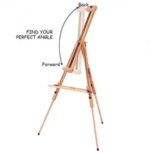 Load image into Gallery viewer, Foldable Wood Tripod Sketching Easel
