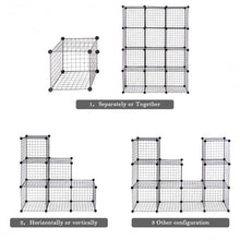 Load image into Gallery viewer, DIY 8 Cube Grid Wire Cube Shelves
