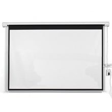Load image into Gallery viewer, 100" 80 x 60 Remote Control Motorize Electric Auto Projector
