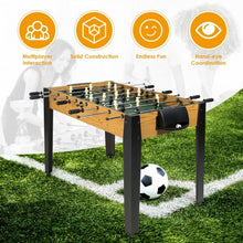 Load image into Gallery viewer, 48" Competition Sized Home Recreation Wooden Foosball Table-Brown
