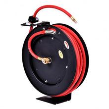 Load image into Gallery viewer, 3/8" x 25' 300 PSI Auto Rewind Retractable Air Hose Reel Compressor
