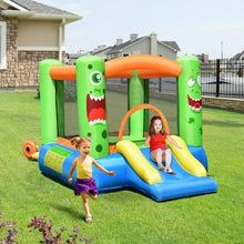 Load image into Gallery viewer, Inflatable Castle Bounce House Jumper Kids Playhouse with Slider
