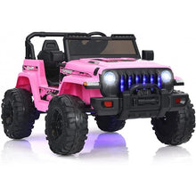 Load image into Gallery viewer, 12V Kids Ride-on Jeep Car with 2.4G Remote Control-Pink
