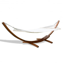 Load image into Gallery viewer, 161" Outdoor Swing Wooden Curved Arc Hammock
