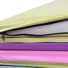 Load image into Gallery viewer, 4' x 8' x 2" Multi-Colors Folding PU Panel Gymnastics Mat
