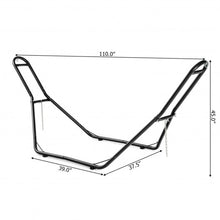 Load image into Gallery viewer, Indoor and Outdoor Hammock Frame Heavy Steel Frame Hanging Hooks
