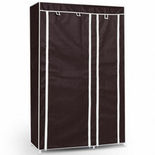 Load image into Gallery viewer, 69" Portable Closet Storage Organizer Clothes Wardrobe-Brown

