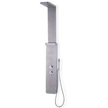 Load image into Gallery viewer, 59” Stainless Steel Shower Panel with Massage Jets &amp; Hand Shower
