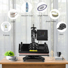 Load image into Gallery viewer, 6 in 1 Digital Transfer Heat Press Machine
