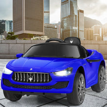 Load image into Gallery viewer, 12 V Remote Control Maserati Licensed Kids Ride on Car-Blue
