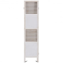 Load image into Gallery viewer, 6 Panel Stripe-hollow Wood Folding Freestanding Room Privacy Screen
