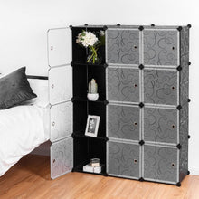 Load image into Gallery viewer, DIY 12 Cube Portable Closet Storage Organizer
