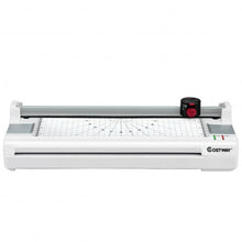 Load image into Gallery viewer, 13" Hot and Cold Paper Trimmer with Corner Rounder and 25 Pouches-White
