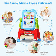 Load image into Gallery viewer, Double Sided Magnetic Drawing Art Easel-Blue
