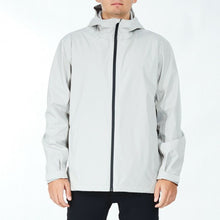 Load image into Gallery viewer, Men's Waterproof Rain Windproof Hooded Raincoat Jacket-Gray-XL

